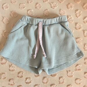 PH Play waffle Knit Short Light Blue Size 2T